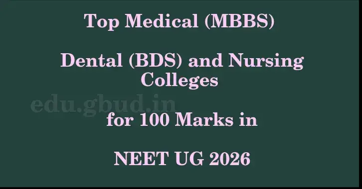 This image shows the estimated Rank for the neet ug mark 100 graphically