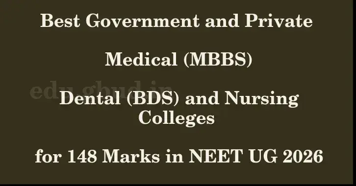 This image shows the estimated Rank for the neet ug mark 148 graphically
