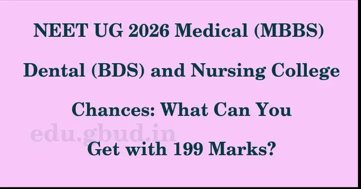 This image shows the estimated Rank for the neet ug mark 199 graphically