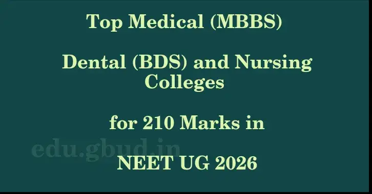 This image shows the estimated Rank for the neet ug mark 210 graphically