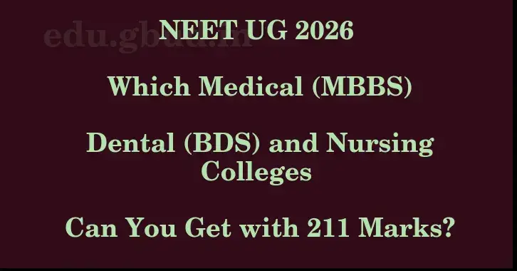 This image shows the estimated Rank for the neet ug mark 211 graphically