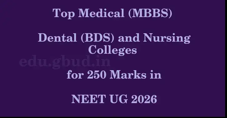 This image shows the estimated Rank for the neet ug mark 250 graphically