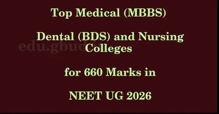 This image shows the estimated Rank for the neet ug mark 660 graphically