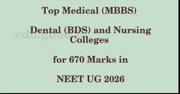 This image shows the estimated Rank for the neet ug mark 670 graphically